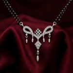 Load image into Gallery viewer, Premium 925 Silver Antique Style Diamond Mangalsutra