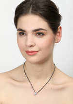 Load image into Gallery viewer, Raga Heart Shape Mangalsutra in 925 Sterling Silver 17 inches
