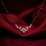 Load image into Gallery viewer, Premium 925 Silver Antique Style Diamond Mangalsutra