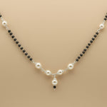 Load image into Gallery viewer, Pearl Mangalsutra in 925 Sterling Silver Rhodium Plated 17 inches
