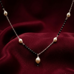 Load image into Gallery viewer, Pearl Mangalsutra in 925 Sterling Silver Rhodium Plated 20 Inches