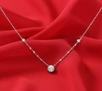 Load image into Gallery viewer, 925 Sterling Silver Plated Stones Mangalsutra in Rhodium Plated 9 inches
