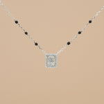 Load image into Gallery viewer, Stylish Mangalsutra in 925 Sterling Silver Rhodium Plated 9 inches
