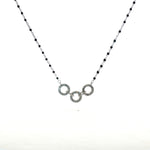 Load image into Gallery viewer, Stylish Mangalsutra in 925 Sterling Silver Rhodium Plated 18 inches