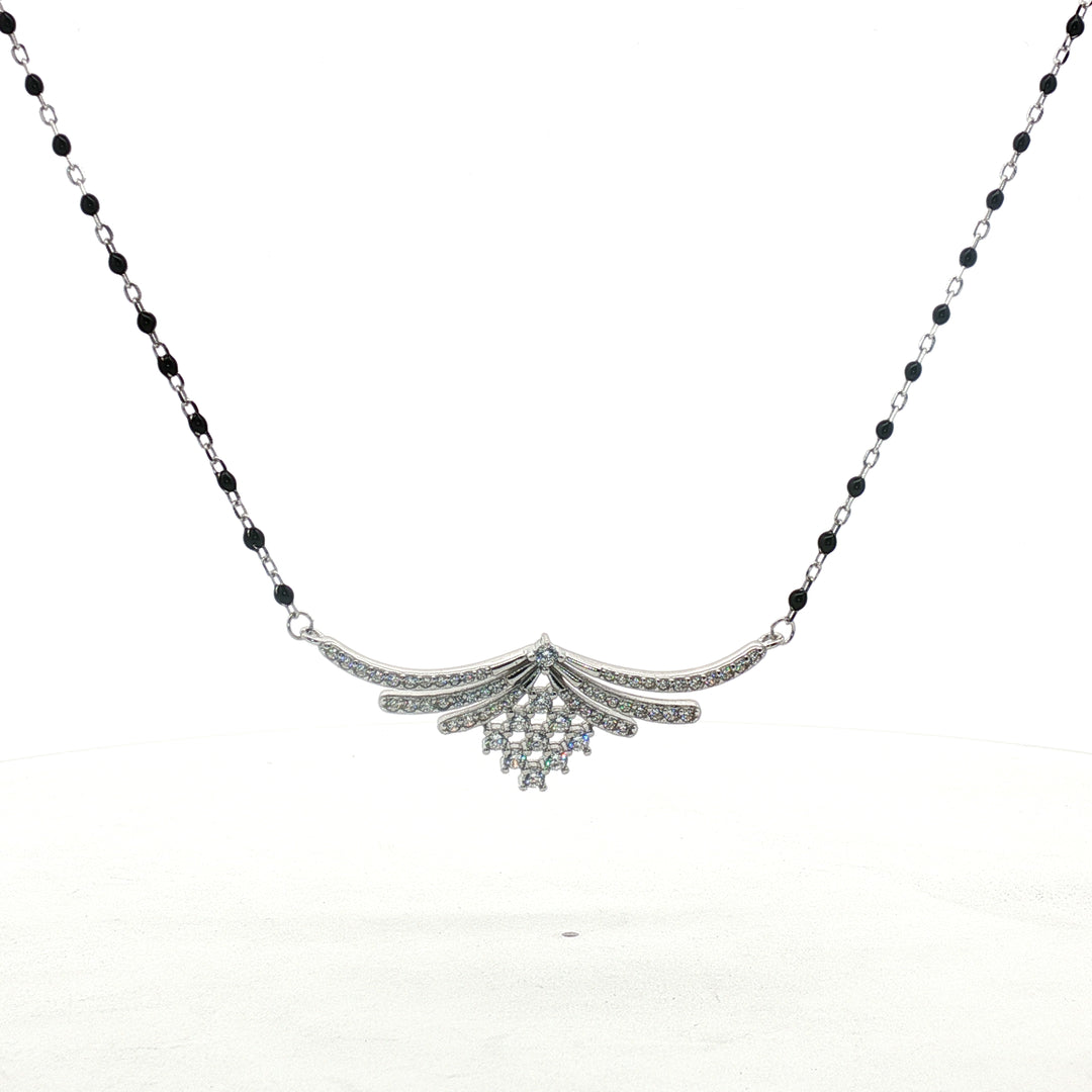 Traditional 925 Silver Suhaagn Mangalsutra with Modern Design