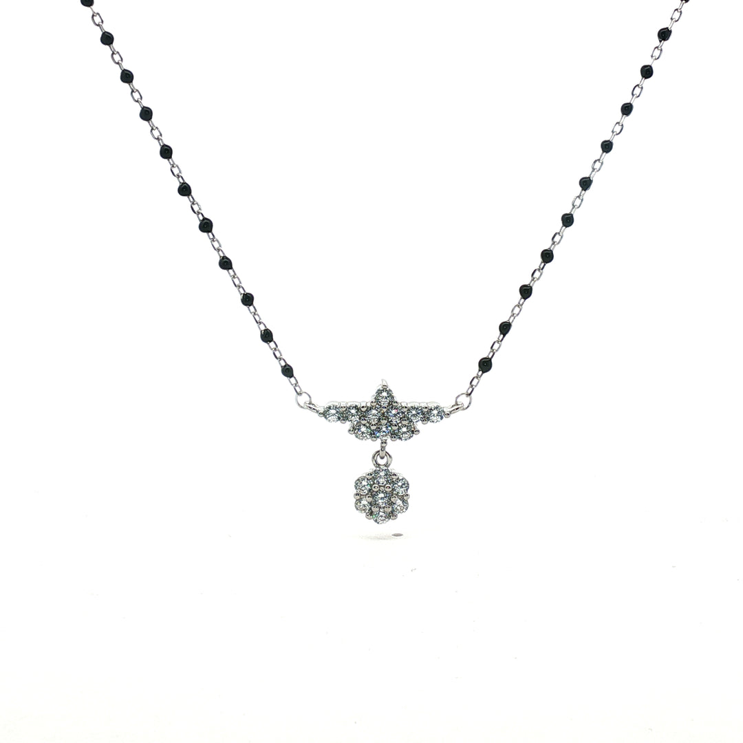 925 Sterling Silver Classic in Antique Diamond Mangalsutra