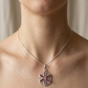 Elegant Yuva 925 Sterling Silver Pendant with Chain