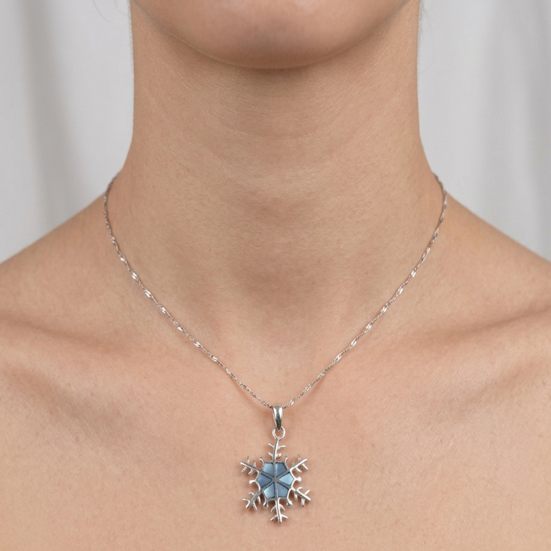 Elegant Yuva Pendant with 925 Silver Chain