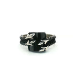 Load image into Gallery viewer, Black 925 Sterling Silver Men's Ring
