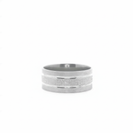 Load image into Gallery viewer, Eternity Band  925 Sterling Silver Men's Ring