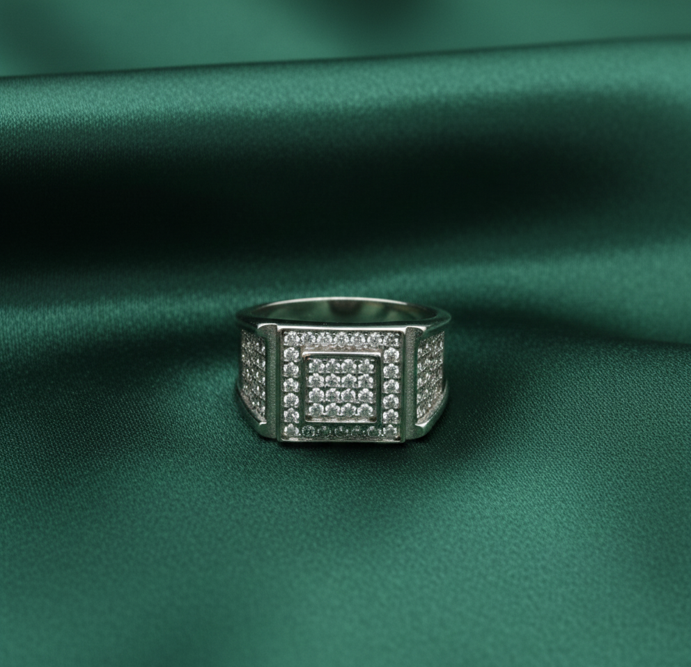 Zeus 925 Sterling Silver Men's Ring