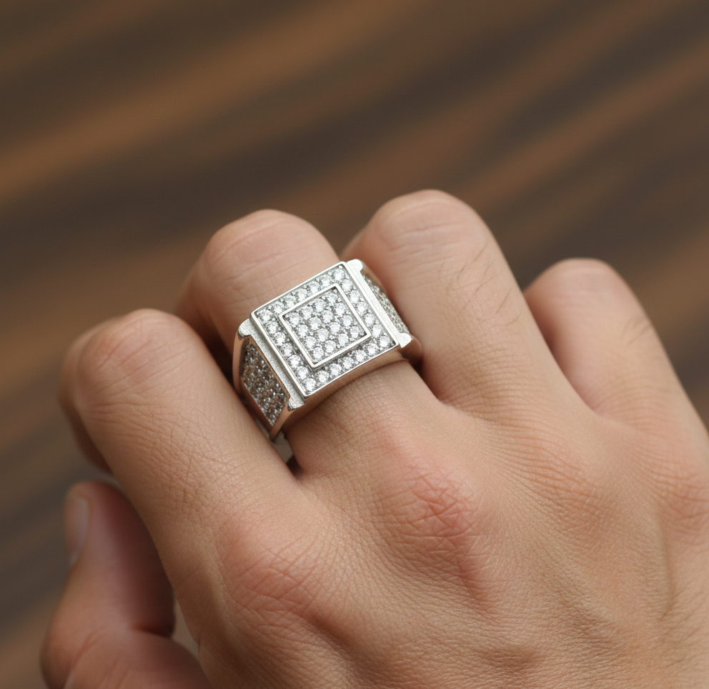 Zeus 925 Sterling Silver Men's Ring