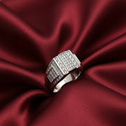 Zeus Verte 925 Sterling Silver Men's Ring