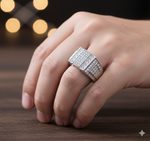 Load image into Gallery viewer, Triad Celtic 3 Tone 925 Sterling Silver Men&#39;s Ring
