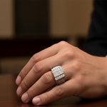 Load image into Gallery viewer, Zeus Verte 925 Sterling Silver Men's Ring