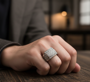 Apollo Octa 925 Sterling Silver Men's Ring