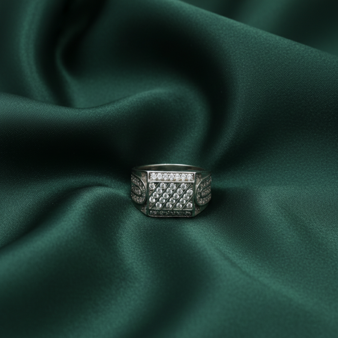 Zeus Limitless 2 925 Sterling Silver Men's Ring