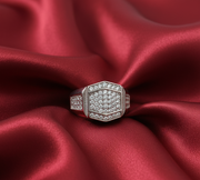 Triad Celtic 3 Tone 925 Sterling Silver Men's Ring