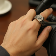 Ring for Men's 92.5 Sterling Silver Elegance