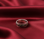 Load image into Gallery viewer, Triad Celtic 3 Tone 925 Sterling Silver Men&#39;s Ring
