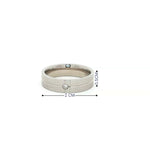 Load image into Gallery viewer, 925 Sterling Silver Singal Dimiond Wedding Men&#39;s Ring
