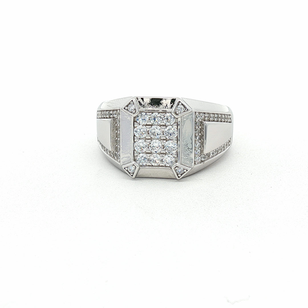Luxury Solid 925 Silver Ring for Men