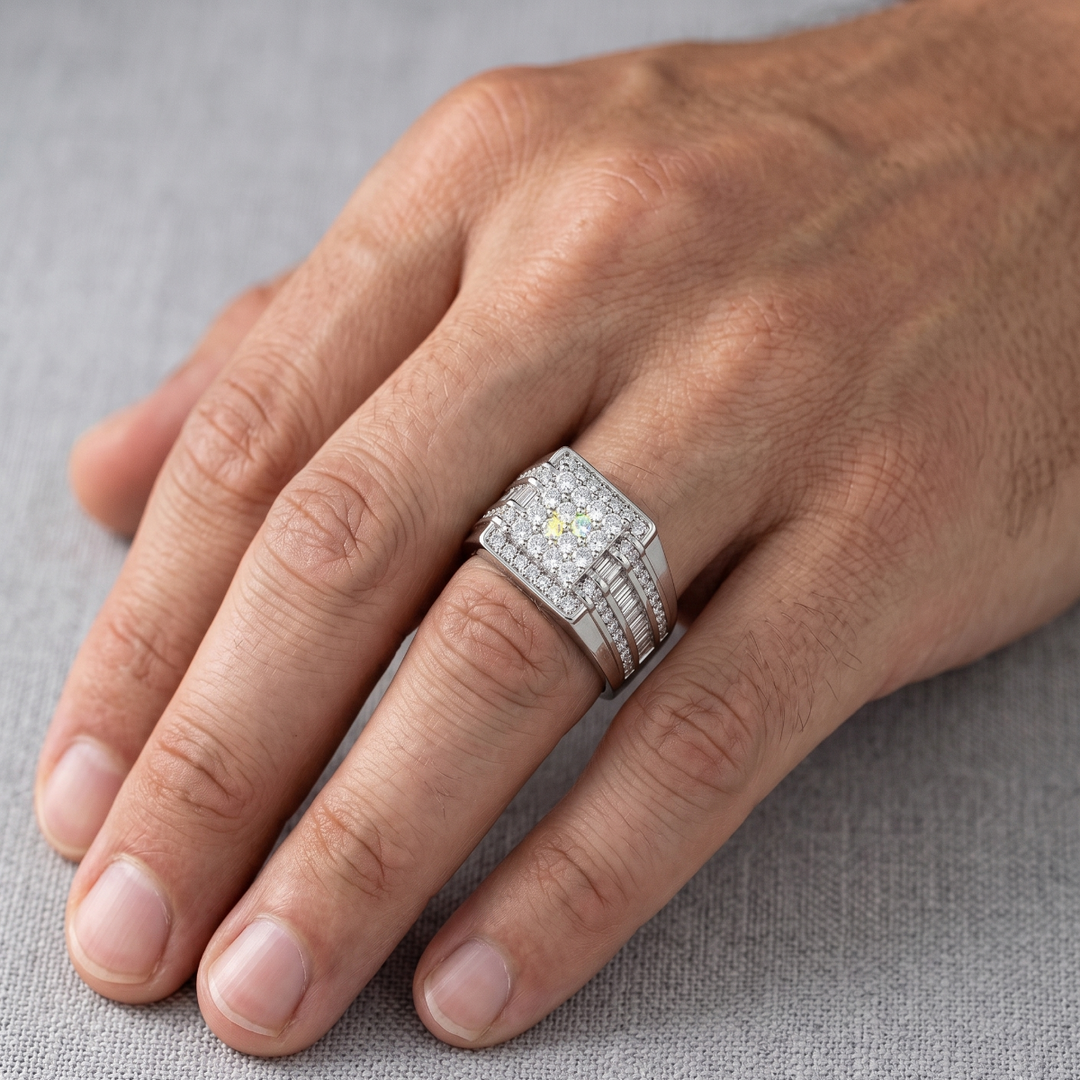 Luxury 925 Sterling Silver Ring for Men