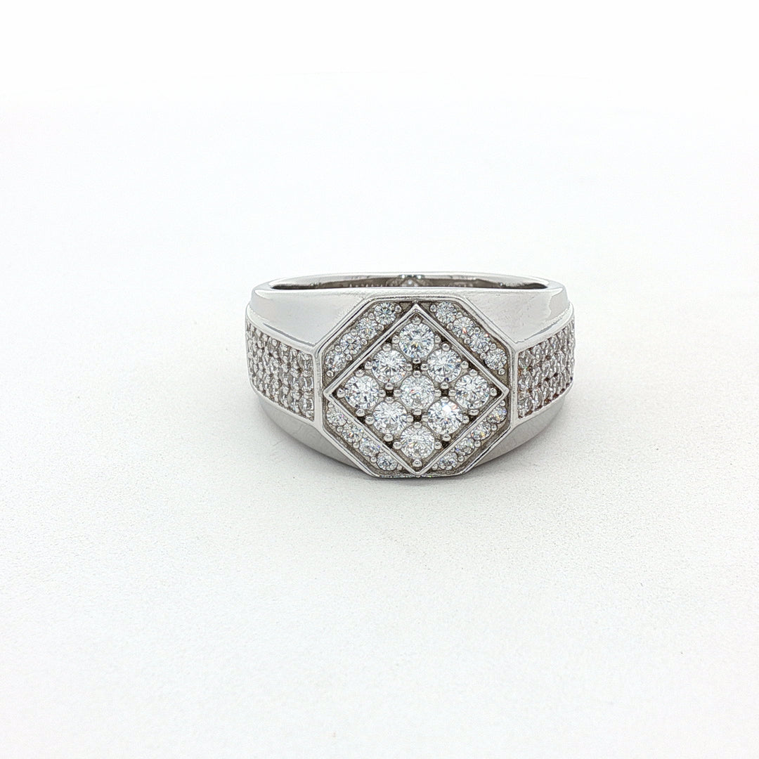 Triad Celtic 3 Tone 925 Sterling Silver Men's Ring