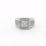 Load image into Gallery viewer, 925 Sterling Silver Hip-Hop Style Cluster Ring for Men