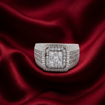Load image into Gallery viewer, 925 Sterling Silver Hip-Hop Style Cluster Ring for Men