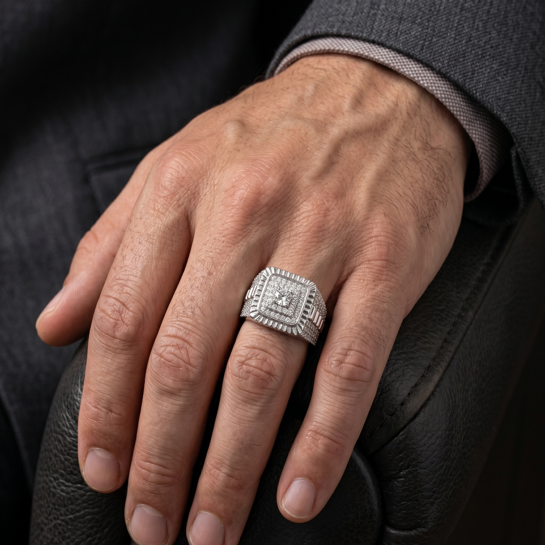 Premium 925 Sterling Silver Ring for Men Durable & Elegant
