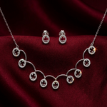 Load image into Gallery viewer, Premium 925 Silver Necklace &amp; Earrings Set for Women