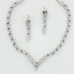 Load image into Gallery viewer, Premium 925 Silver Necklace &amp; Earrings Set for Women