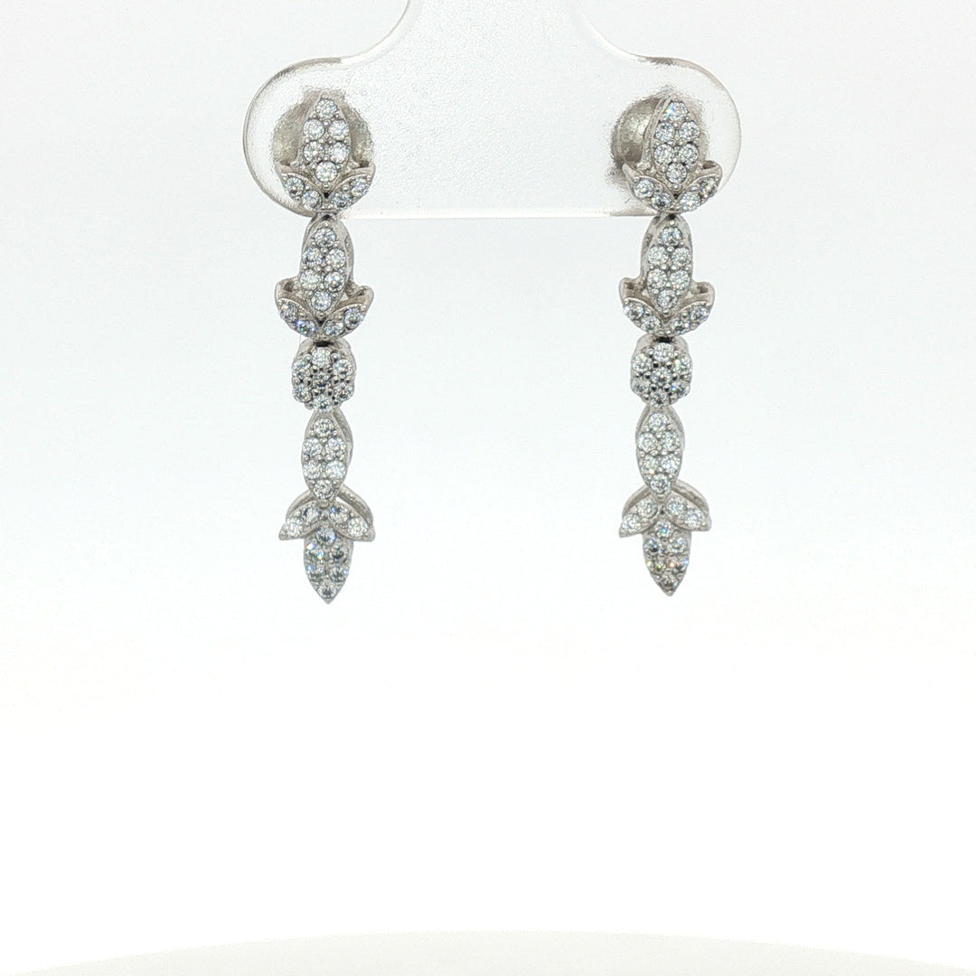 Premium 925 Silver Necklace & Earrings Set for Women