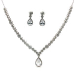 Load image into Gallery viewer, Elegant 925 Sterling Silver Necklace &amp; Earring Set