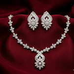 Load image into Gallery viewer, Timeless 925 Silver Necklace &amp; Earrings Set for Women