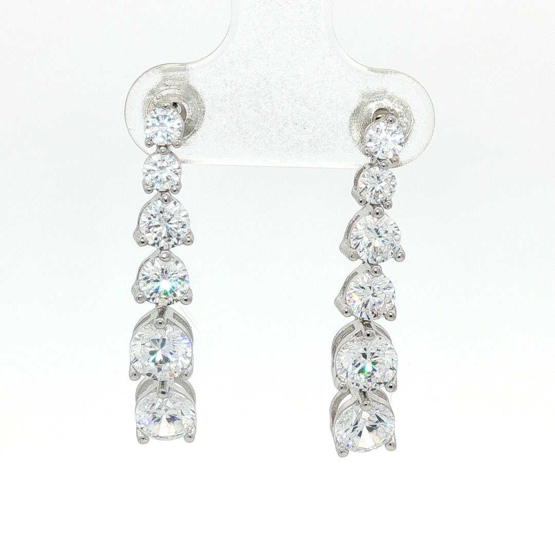 Premium 925 Silver Necklace & Earrings Set for Women