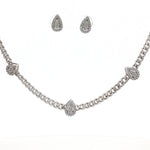 Load image into Gallery viewer, Pear Shape Timeless 925 Silver Necklace &amp; Earrings Set for Women