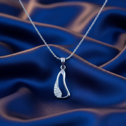 Yuva 925 Sterling Silver Pendant with chain  (Chain length 18 inches)