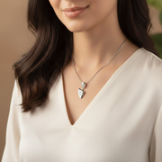 Yuva Dresden 925 Silver Pendant with Chain