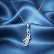 Yuva Breeze Sterling Silver Pendant with chain (Chain Length 18 inches)