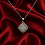Load image into Gallery viewer, Yuva Mahogany Uni Sterling Silver Pendant with chain (Chain Length 18 inches)