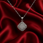 Yuva Mahogany Uni Sterling Silver Pendant with chain (Chain Length 18 inches)