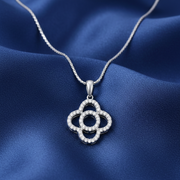 Yuva Mrignaini Sterling Silver Pendant with chain (Chain Length 18 inches)