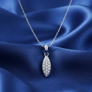 Yuva Marquee Sterling Silver Pendant with chain (Chain Length 18 inches)