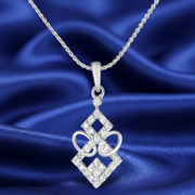 Yuva Drupad Sterling Silver Pendant with chain (Chain Length 18 inches)