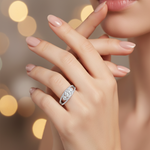 Load image into Gallery viewer, UNO Solitaire 925 Silver Ring