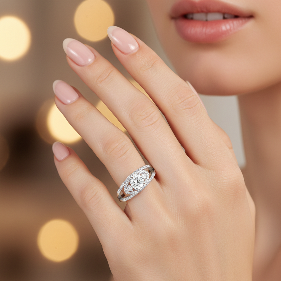 UNO Solitaire 925 Silver Ring