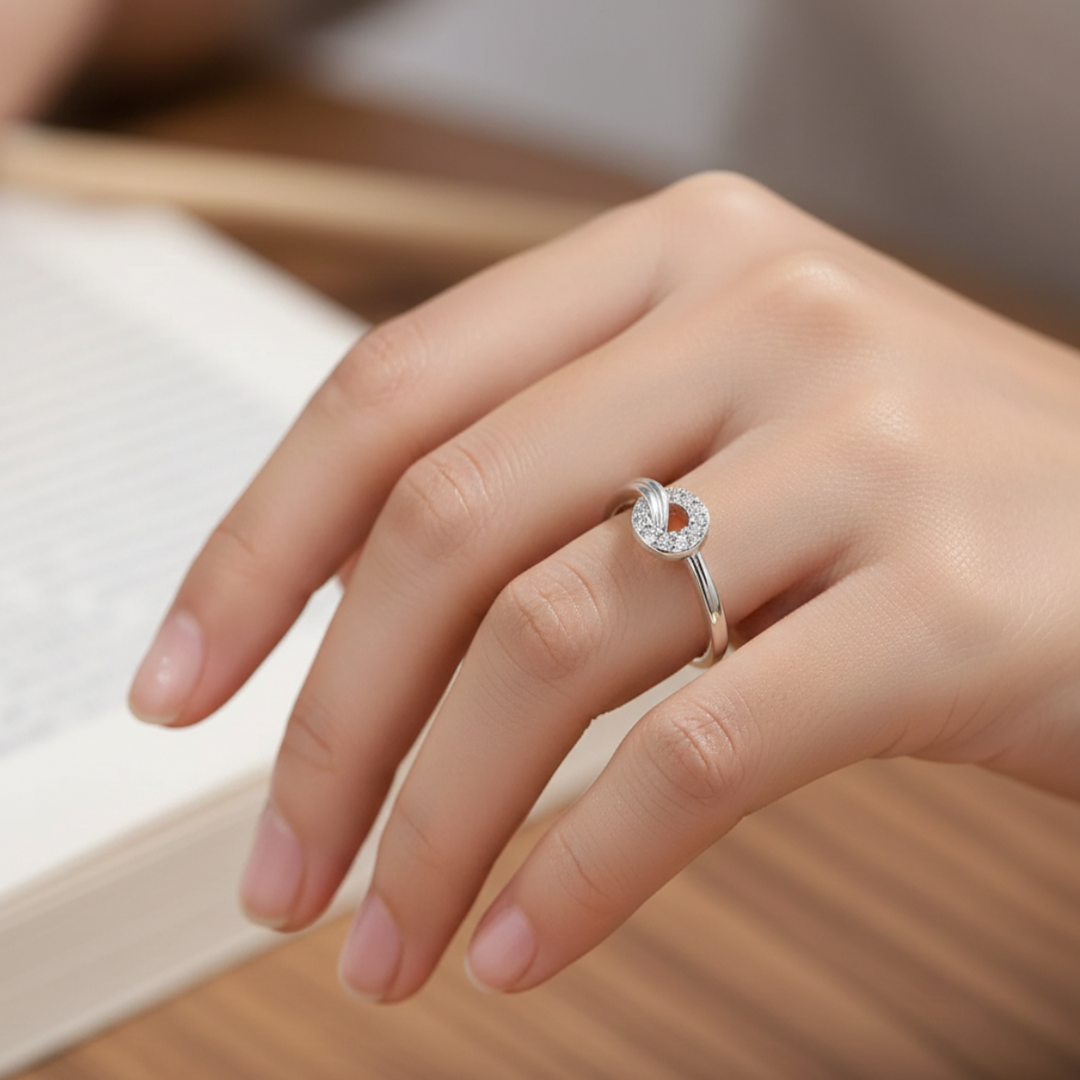 Omni Circle 925 Sterling Silver Ring