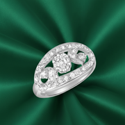 Smriti Illusion 925 Sterling Silver Ring